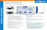 BATCH CONTROLLER - Fluidwell · General information Introduction The F132 is a straight forward two stage batch controller with the unique function to send a “print receipt” command