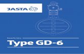 Butterfl y Valve Type GD-6 - jasta-armaturen.com · 2 GD6 Technical Description Butterfly Valve Type GD-6 with mounted pneumatic actuator Exploded view of a standard GD-6 with a swing