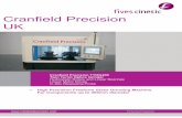 Cranfield Precision UK · W Driving Progress Cranfield Precision UK Cranfield Precision TTOG400 Twin Turret Optics Grinder Hydrostatic Rotary and Linear Bearings