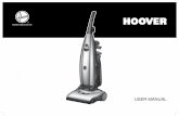 Hoover Enigma Bagged Upright Vacuum Cleaner PU31EN10 ... · USER MANUAL - 2 - IMPORTANT SAFETY REMINDERS This appliance should only be used for domestic cleaning, as described in