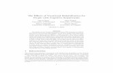 The E⁄ects of Vocational Rehabilitation for People with ...people.virginia.edu/~sns5r/resint/vocrehstf/vocrehci.pdf · The E⁄ects of Vocational Rehabilitation for People with