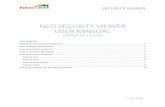 NEO SECURITY VIEWER USER MANUAL - Microsoft Azure · NEO SECURITY VIEWER USER MANUAL (VERSION 1.0.0.0) Contents What does Neo Security Viewer do? ... SECURITY VIEWER P a g e 6 | 9