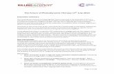 The Future of Photodynamic Therapy 17th July 2014 · Page 1 of 15 The Future of Photodynamic Therapy 17th July 2014 Executive summary This meeting was planned to bring together those