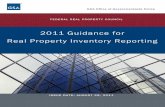 2011 Guidance for Real Property Inventory Reporting User_Guidance 2011 Final.pdf · 2011 Guidance for Real Property Inventory Reporting ... O8. Size ... this 2011 version reflects