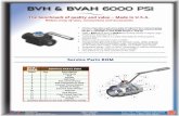 BVH & BVAH 6000 PSI - Hydraulics - Distributor of ... Prod Images/Ball Valves/BVH.pdf · ‘BVH’ & ‘BVAH’ 6000 PSI BVH/ BVAH Dimensions (1 of 2) ... DMIC BVH/AH Ball Valves