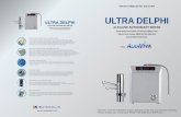 Ultra Delphi Manual cover back rev02 - teamalkaviva.com · ultra delphi You have just purchased the finest, most advanced water system in the world! Your new UltraDelphi undersink