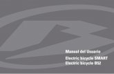 Manual del Usuario Electric bicycle B52 - betamotor.com.ar · tiempo P. La función de asistencia push on/off deja de operar cuando se deja de oprimir Para encender las luces de su