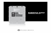 SubDrive Solar - Franklin Electric Australia SD Solor Manual... · Anytime working on or near the SubDrive Solar controller, or system: • Securely cover the solar array with an