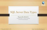 SQL Server Data Types - Amazon Web Services · text Microsoft will be removing ntext, text and image data types in future versions of SQL ntext Server. So do not plan to use these
