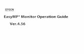 EasyMP® Monitor Operation Guide Ver.4 - Epson · EasyMP® Monitor Operation Guide Ver.4.56. 2 ... The power status (ON/OFF) ... started from that point onwards.