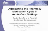 MediMedicatcatiioon n CCyycle cle iin n - s3.amazonaws.com · MediMedicatcatiioon n CCyycle cle iin n ... • “Picking” repackagers, carousels, robots ... • IV compounding systems