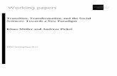 Transition, Transformation, and the Social Sciences ... · Klaus Müller and Andreas Pickel, Transition, Transformation, and the Social Sciences 1 In many research areas of social