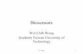 Biosensors - University of Washingtondepts.washington.edu/mictech/optics/sensors/week8.pdf · w. wang 11 Optical Biosensor Basing on Evanescent Wave •Separation between surface