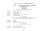 ZONING REGULATIONS THE CITY OF BLANCHARD … · 21-1 ZONING REGULATIONS THE CITY OF BLANCHARD OKLAHOMA CHAPTER 21 ARTICLE 1 PLANNING & ZONING COMMISSION § 21-101 Planning and zoning