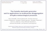 The Castalia stochastic generator and its …. Abstract Castalia is a software system that performs multivariate stochastic simulation preserving essential marginal statistics, specifically