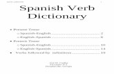 José M. Cuéllar/AHS 1 Spanish Verb Dictionary - PC\|MACimages.pcmac.org/SiSFiles/Schools/GA/DouglasCounty/ChapelHillHigh... · José M. Cuéllar/AHS 2 Present Tense Verbs Regular,