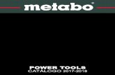 POWER TOOLS - lmb-industrial.comlmb-industrial.com/catalogos/Metabo/METABO6.pdf · - Metabo VibraTech (MVT): sistema integrado de amortiguación y maneral lateral para reducir las
