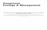 Rangeland Ecology & Management - Jornada | Science-based ... · Rangeland Ecology & Management ... Linear disturbances associated with on- and off-road vehicle use on rangelands has
