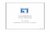 LevelOnedownload.level1.com/level1/manual/PLI-4052-V1_UM_V1.0.pdf · - PLI-4052 - RJ-45 Ethernet LAN cable - Quick Installation Guide - CD User Manual / QIG/Utility . 1.5 System Requirements