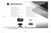 IP camera · IP camera. ENGLISH 2 ... • Keep this manual in a safe place for future reference. System requirements: • Device running Android 4.0 and up or iOS 5.0 and up.