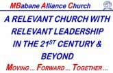 “Grow in Grace, - mbabanealliancechurch.org · “Grow in Grace, Grow in the knowledge of Jesus Christ” 2 Peter 3:18 Mbabane Alliance Church, a church for everyone in your family.