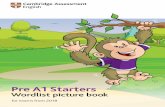 Pre A1 Starters - cambridgeenglish.org · help children when they are just starting to learn English. The book uses many of the words from the Pre A1 Starters wordlist. You will find
