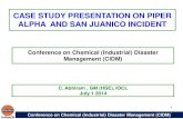CASE STUDY PRESENTATION ON PIPER ALPHA AND SAN ...cidm.in/presentations/C. Abhiram, IOCL - Case Study Presentation on... · Conference on Chemical (Industrial) Disaster Management