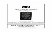 MFJ-266B Ver 1D small - MFJ Enterprises Inc. HF/VHF/UHF Antenna Analyzer Instruction Manual VHF UHF