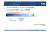 BarômetroCisco de Banda Larga Brasil 2005-2010 · Aceleradores e Inibidoresda Banda Larga no Brasil ... Comsat GVT CTBC Sercomtel Telefônica ... ADSL+ Cable Modem + Wireless Fixo