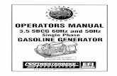 . OPERATORS. MANUAL - westerbeke.coms manual/3.5 sbcg oper man... · in your Operators Manual along with other cautions and notes to highlight critical information. ... 613 Third