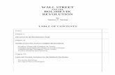 WALL STREET AND THE BOLSHEVIK REVOLUTION · WALL STREET AND THE BOLSHEVIK REVOLUTION By Antony C. Sutton TABLE OF CONTENTS Preface Chapter I: The Actors on the Revolutionary Stage