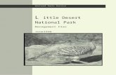 Littel Desert National Park Management Plan  · Web viewNational Parks Service Guidelines and Procedures Manual (NPS 1995). Park management aims.