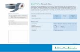 BUTYL Stretch Flex - isocell.com data sheet_BUTYL... · the pressure applied, the better the performance of the adhesive tape. BUTYL Stretch Flex has the function of sealant and not