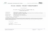 FCC DOC TEST REPORT - Panasonic · The sample was received on Jun 02, 2015 and the testing was carried out on Jun 11, 2015 at Cerpass Technology Corp. The test result refers exclusively