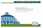 Department of Developmental Services - California · presents this audit report concerning the Department of Developmental Services (Developmental Services) and the regional centers—nonprofit