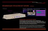 Cabinet Control Unit - (CCU) - .Cabinet Control Unit - (CCU) Cabinet Control Unit Cabinet Control