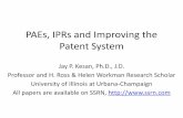 PAEs, IPRs and Improving the Patent System - National …sites.nationalacademies.org/cs/groups/pgasite/documents/webpage/... · The Role of Patent Assertion Entities (PAEs) in Patent