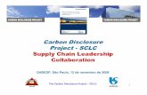 Carbon Disclosure Project -SCLC Supply Chain Leadership ...site.sabesp.com.br/uploads/file/sociedade_meioamb/Conferências de... · CESP - Cia. Energética de São Paulo Companhia