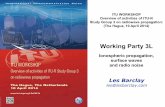 Ionospheric propagation, surface waves and radio noise - ITU · Total electron content ITU Workshop: Overview of activities of ITU-R Study Group 3 on radiowave propagation, 10 April
