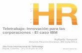 Teletrabajo: Innovación para las corporaciones - El caso IBM · Los Ejecutivos de Recursos Humanos reconocen la importancia del compromiso de los empleados y su productividad 4 Compromiso