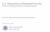 Office of Cybersecurity & Communicationsknowledgecenter.csg.org/kc/system/files/Shabat.pdf · Stakeholder Engagement & Cyber Infrastructure Resilience (SECIR) The SECIR division serves