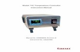 Model 741 Temperature Controller - fann.com 741 Temperature... · Model 741 Instruction Manual D00808808 Revision E, February 2015 9 4 Basic Operations . Refer to Figure 3-1 and Figure