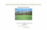 Global environmental challenges and the poultry sector · Global environmental challenges and the poultry sector Donal Murphy-Bokern Presentation to the World Poultry Congress London