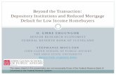Beyond the Transaction: Depository Institutions and .../media/others/events/2011/bsc/moulton... · MRB Banks Denial rates of banks and nonbanks Dependent Variables: Current, Default,