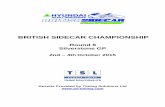 BRITISH SIDECAR CHAMPIONSHIP - rkb-f1-sidecars.com · 9 16 W 1 BIRCHALL / BIRCHALL LCR Honda - Manx Gas Racing 2:20.408 574.960 0.091 94.02 ... 2015 Hyundai Heavy Industries British