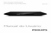 Manual do Usuário - download.p4c.philips.com · HDMI VIDEO COAXIAL AUDIO LINE OUT COCOAAXAXIIALAAL 2 COAXIAL HDMI VIDEO COAXIAL AUDIO LINE OUT. 5 4 3 5 SOURCE 1 2 TV. 6 6 USB ...