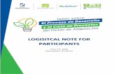 LOGISITCAL NOTE FOR PARTICIPANTS - BCIE: Banco ... · DETAILS ON THE REGIONAL WORKSHOP ... Islas de la Bahia ... In Real Continental Hotel all guests can taste the best gastronomy