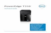 Dell PowerEge T310 Technical Guide - PC Wholesalesite.pc-wholesale.com/manuals/Dell-PowerEdge-T310.pdf · redundancy, and PowerEdge T310 Technical Guide The PowerEdge T310 delivers