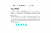 The Modular Group - Mathematica · The Mathematica®Journal The Modular Group A Finitely Generated Group with Interesting Subgroups Paul R. McCreary Teri Jo Murphy Christan Carter