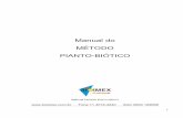 Manual do MÉTODO PIANTO-BIÓTICO - Homepage - Bioimex MPB... · 2017-05-06 · No homem, “o terreno” é ... a oferta de produtos das mais diversas naturezas e formas, que procuram